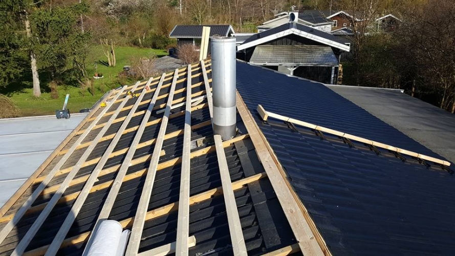 Villa i Holbæk med professionel tagrenovering og langtidsholdbare materialer